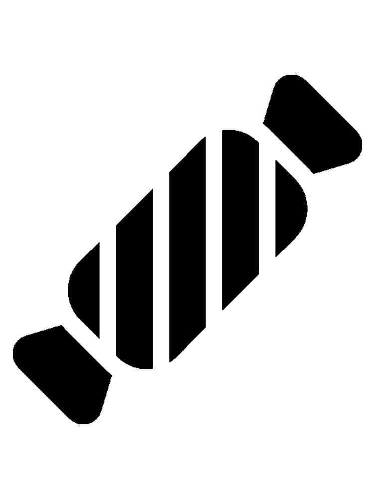 Картинка трафареты конфет раскраска