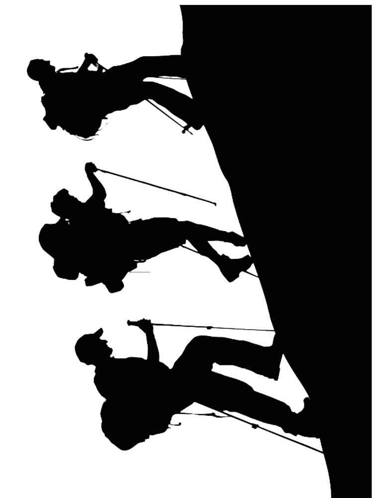 Картинка трафареты туриста раскраска 2