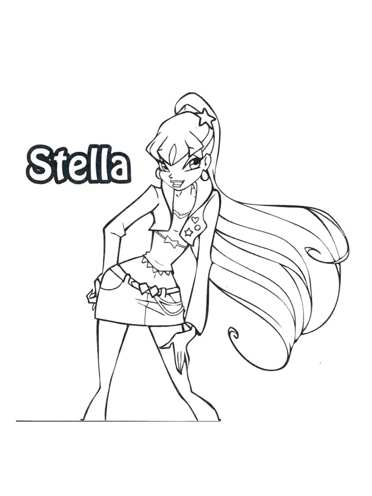 Картинка винкс (winx) раскраска 31