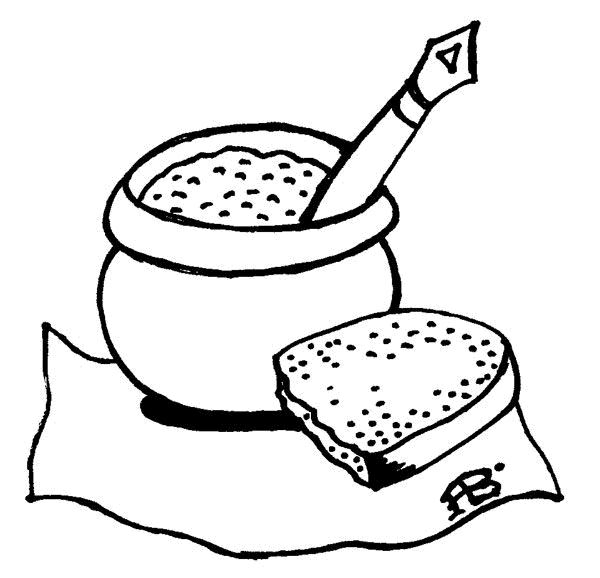 Каша с хлебом