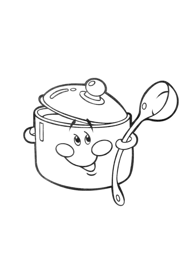 Кастрюля с поварешкой 2