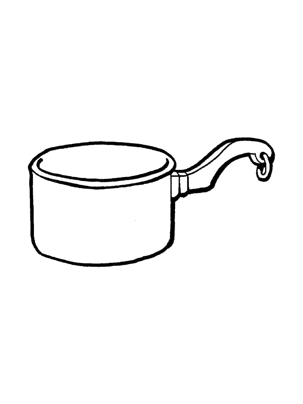 Кастрюля с ручкой