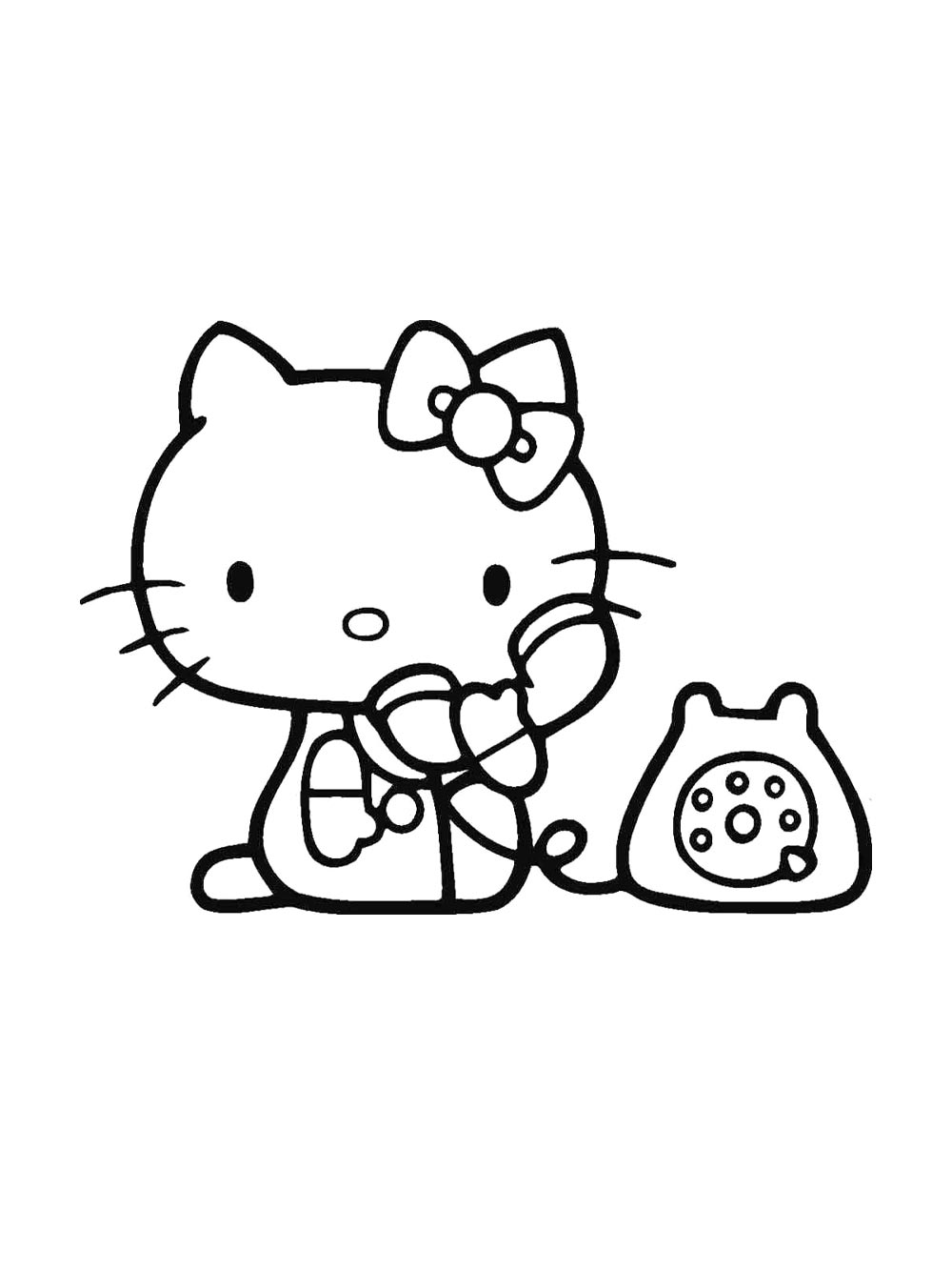 Хелло Китти на мопеде