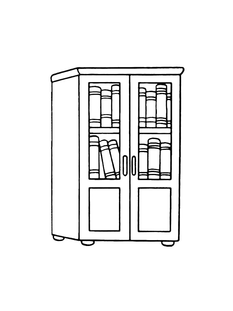 Книжный шкаф 2