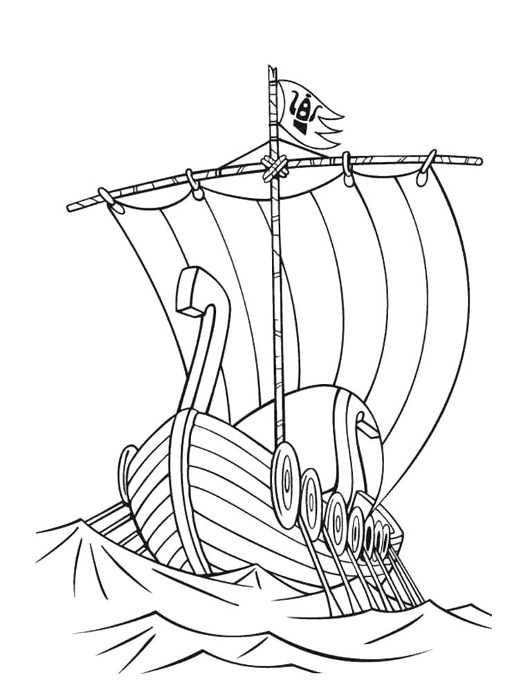 Корабль викингов
