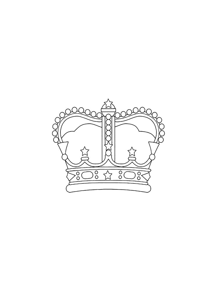 Корона для раскрашивания