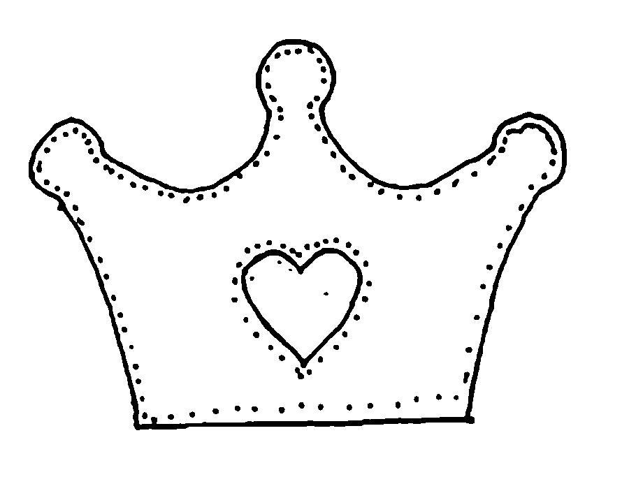 Корона с сердцем
