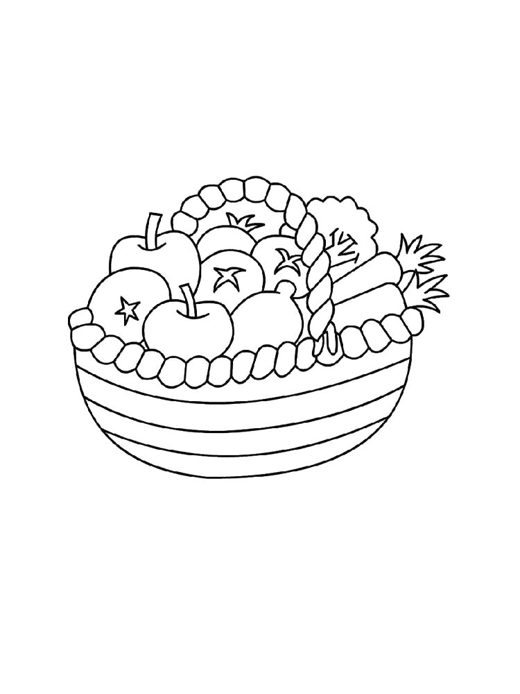 Корзинка с овощами