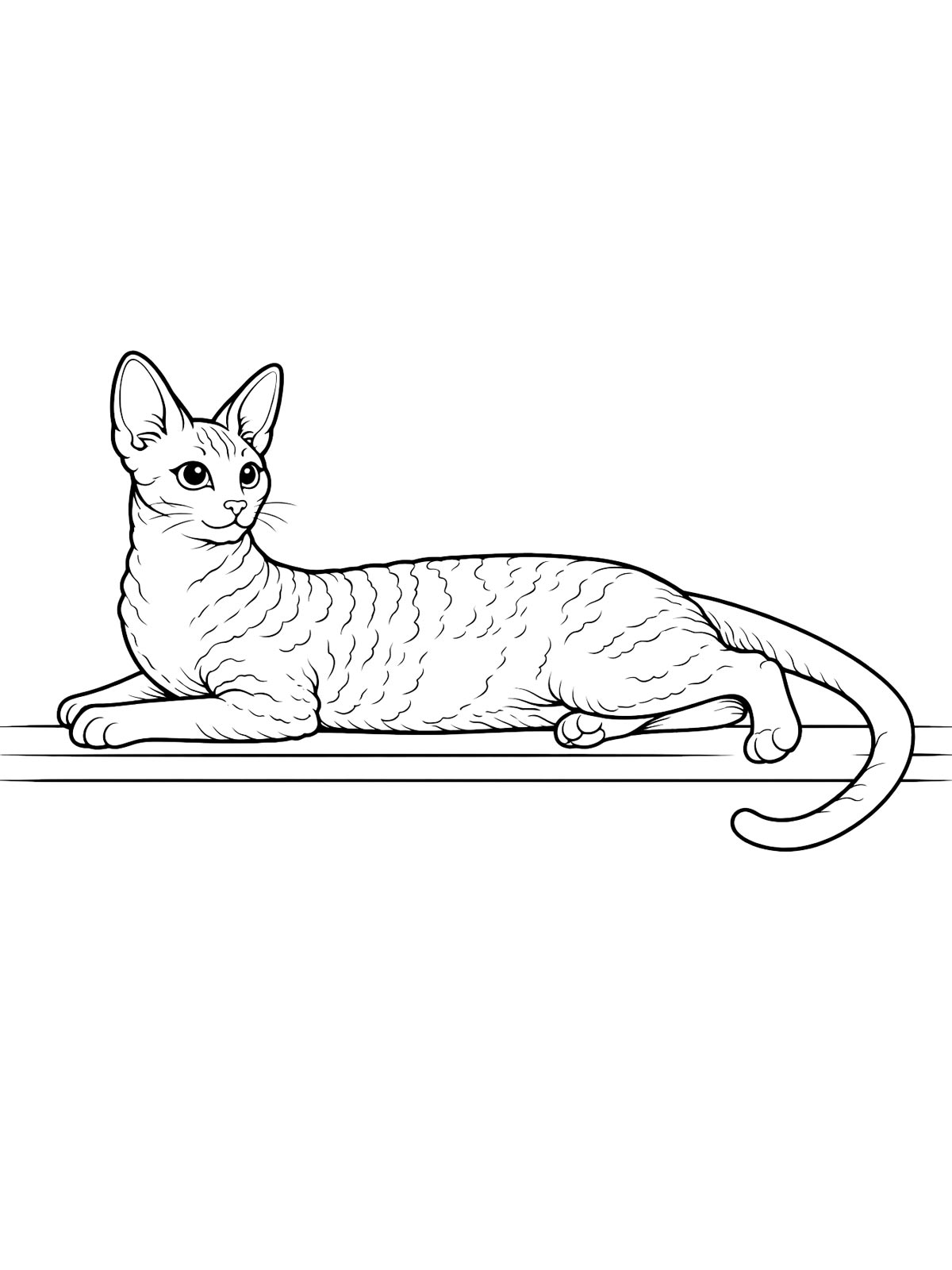 Кошка корниш-рекс