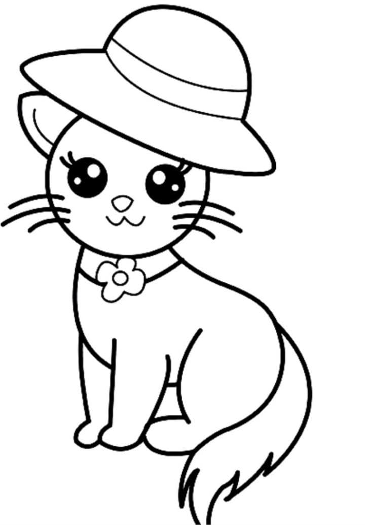 Кошка в шляпе