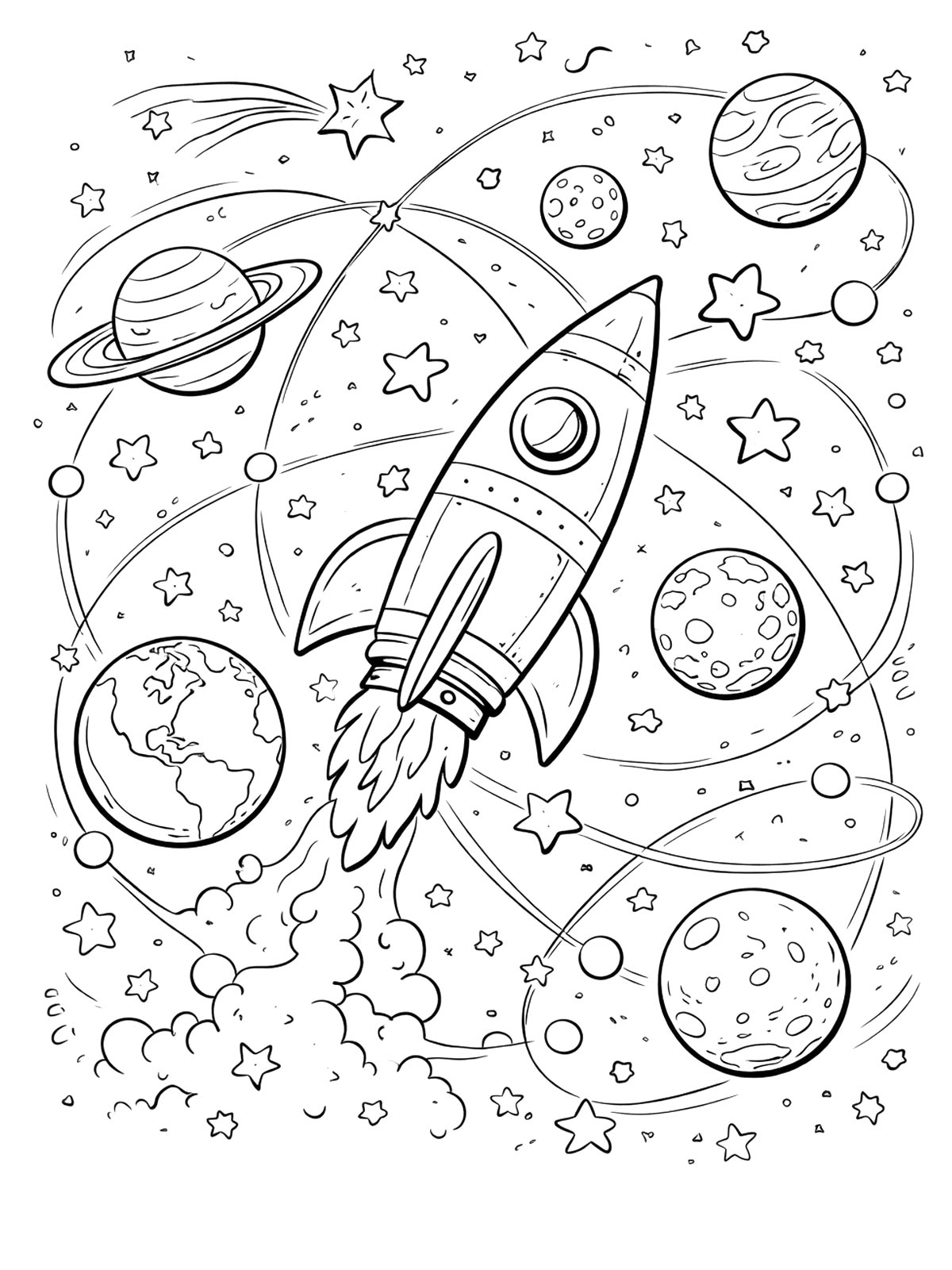 Космическая ракета 2