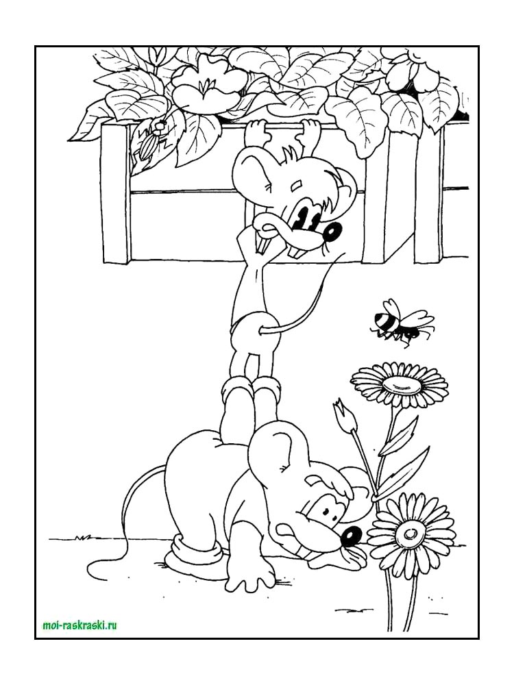 Кот леопольд черно-белая раскраска