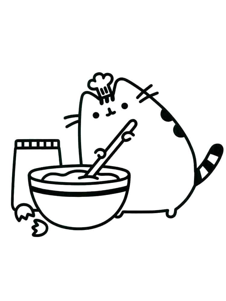 Кот Пушин повар