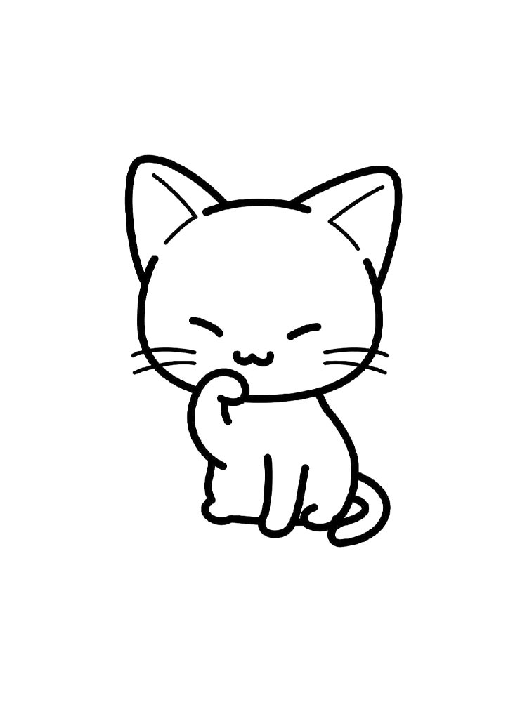 Котенок смеется