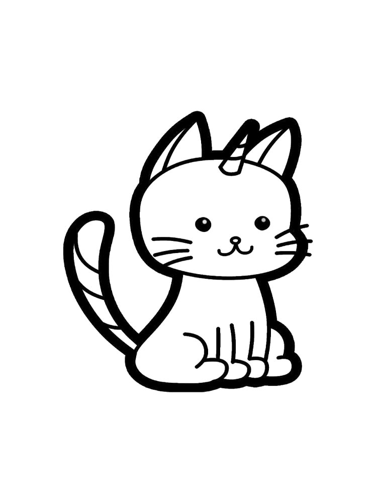 Котик единорог
