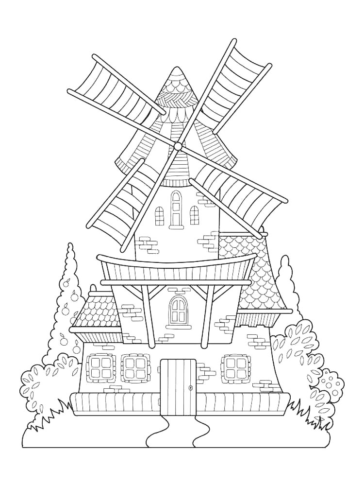 Красивая мельница