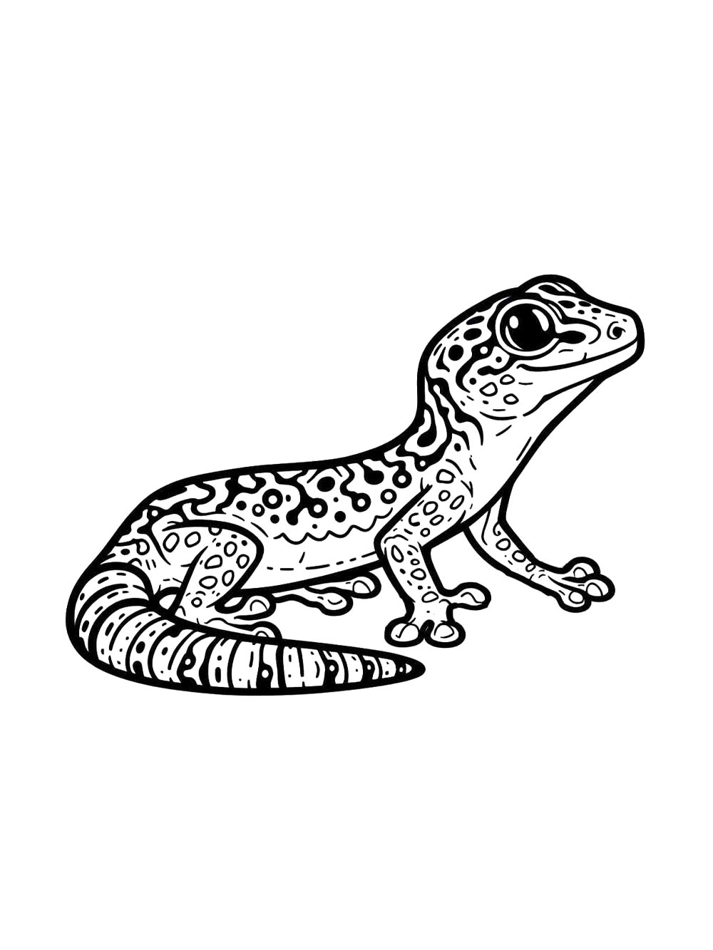 Красивый геккон