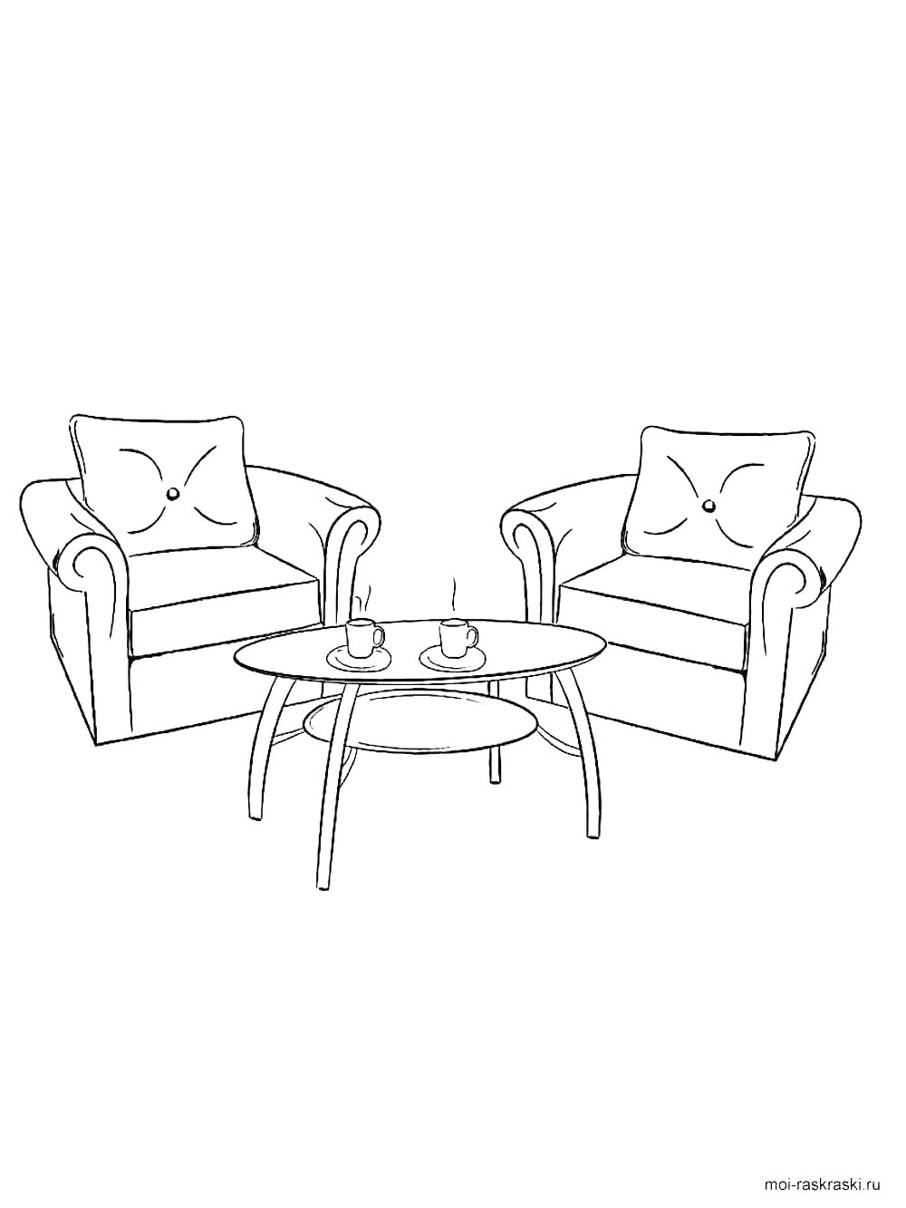 Кресла и столик