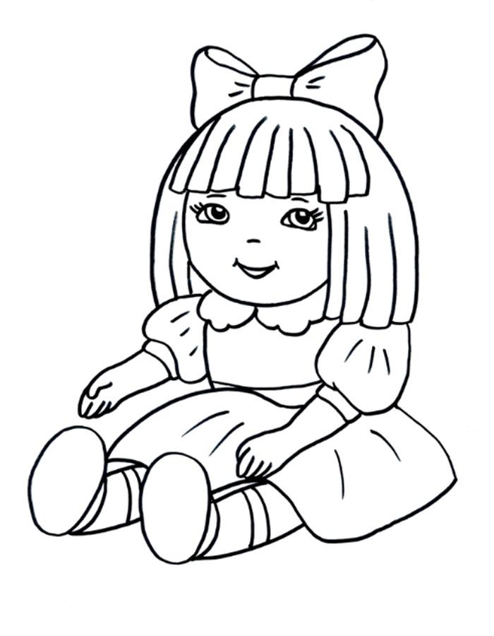 Кукла и бант
