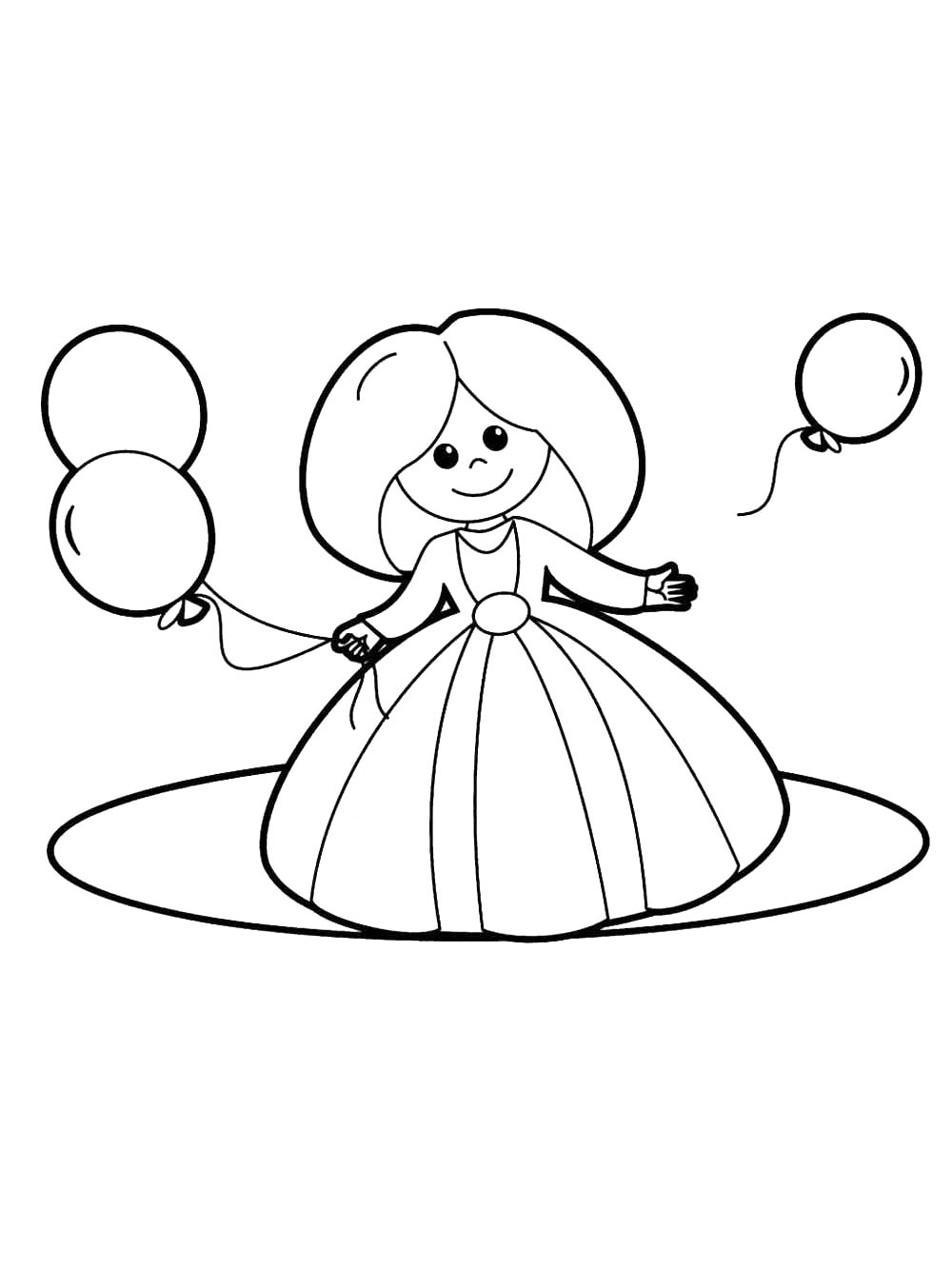 Кукла с шариками