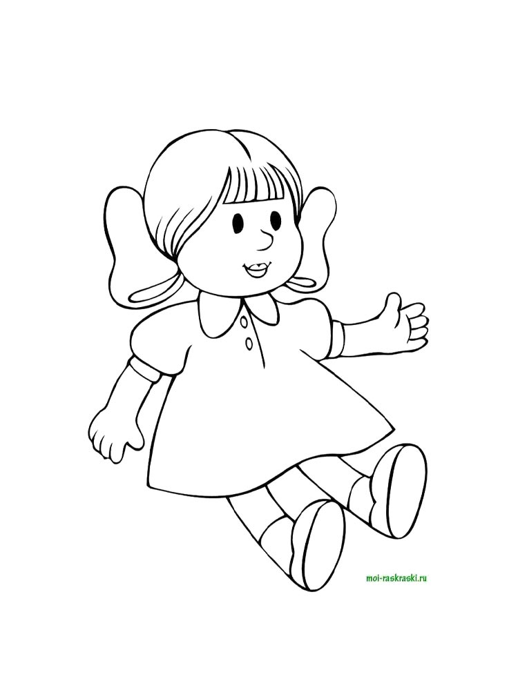 Кукла сидит 2