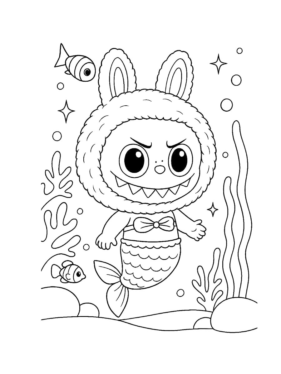 Лабубу русалка