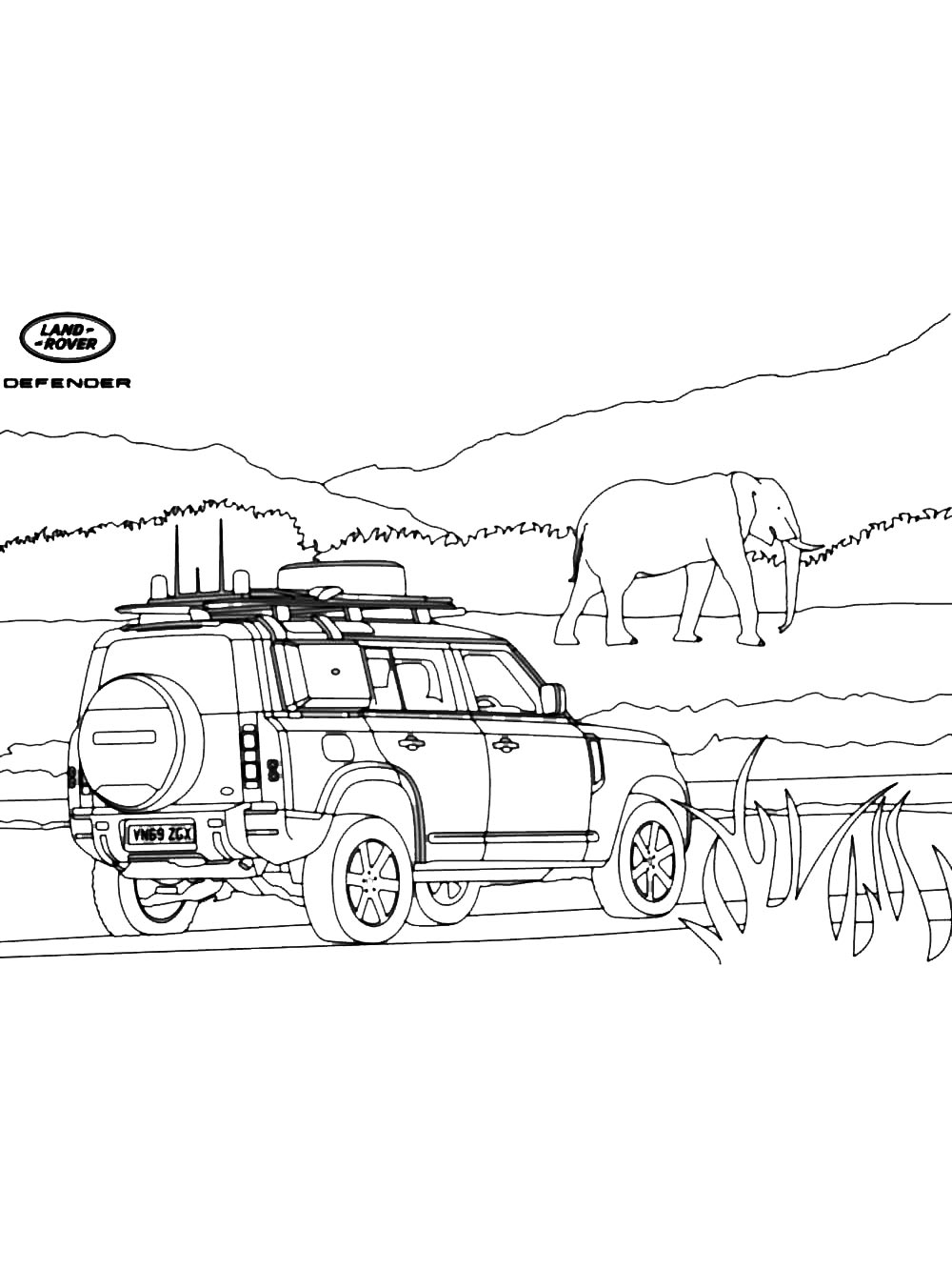 Land Rover Defender колесит по Африке