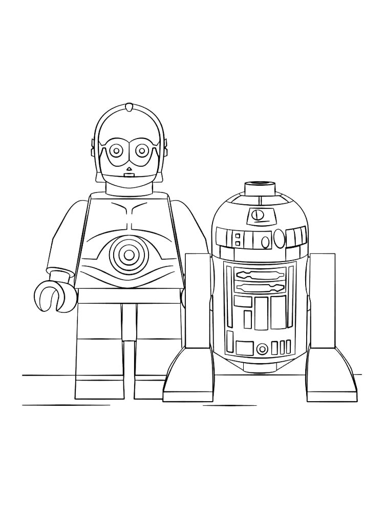 Лего C-3PO и R2-D2