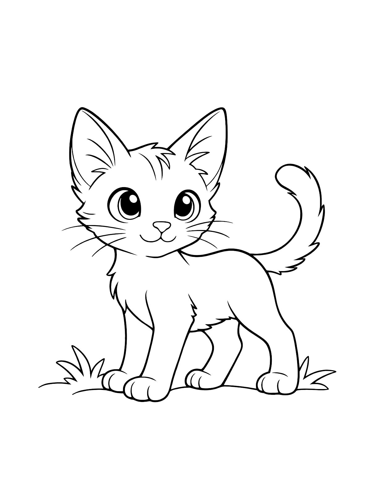 Любопытный котенок