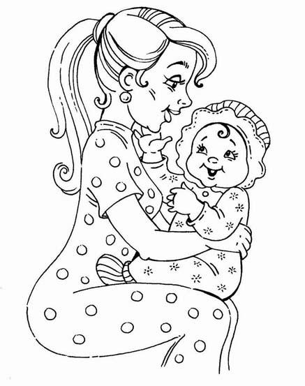 Мама с малышкой