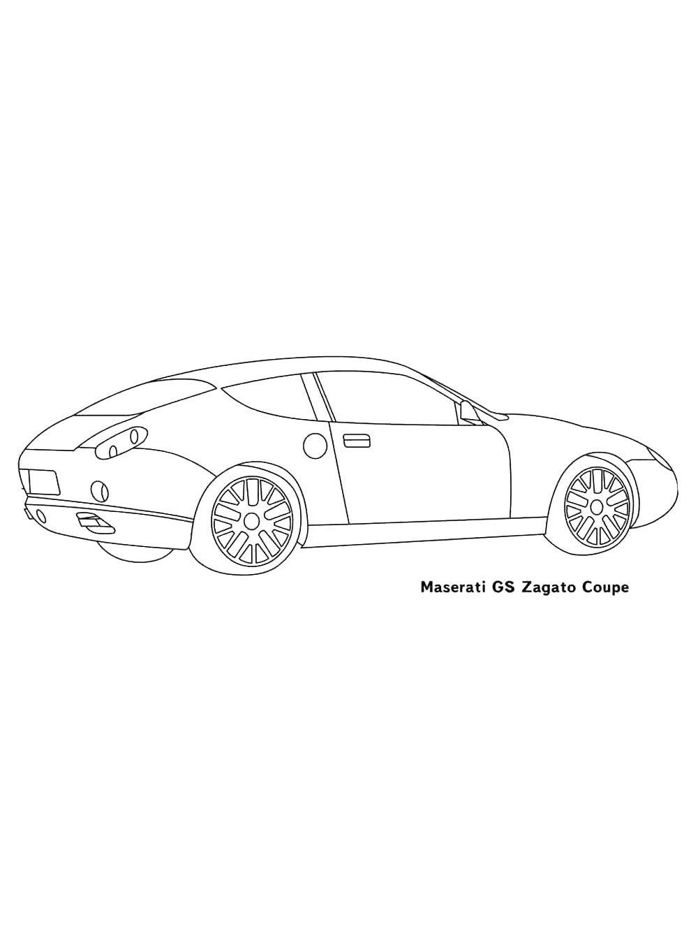 Maserati GS Zagato Coupe