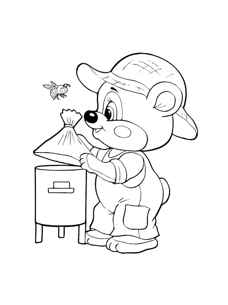 Медведь с ульем