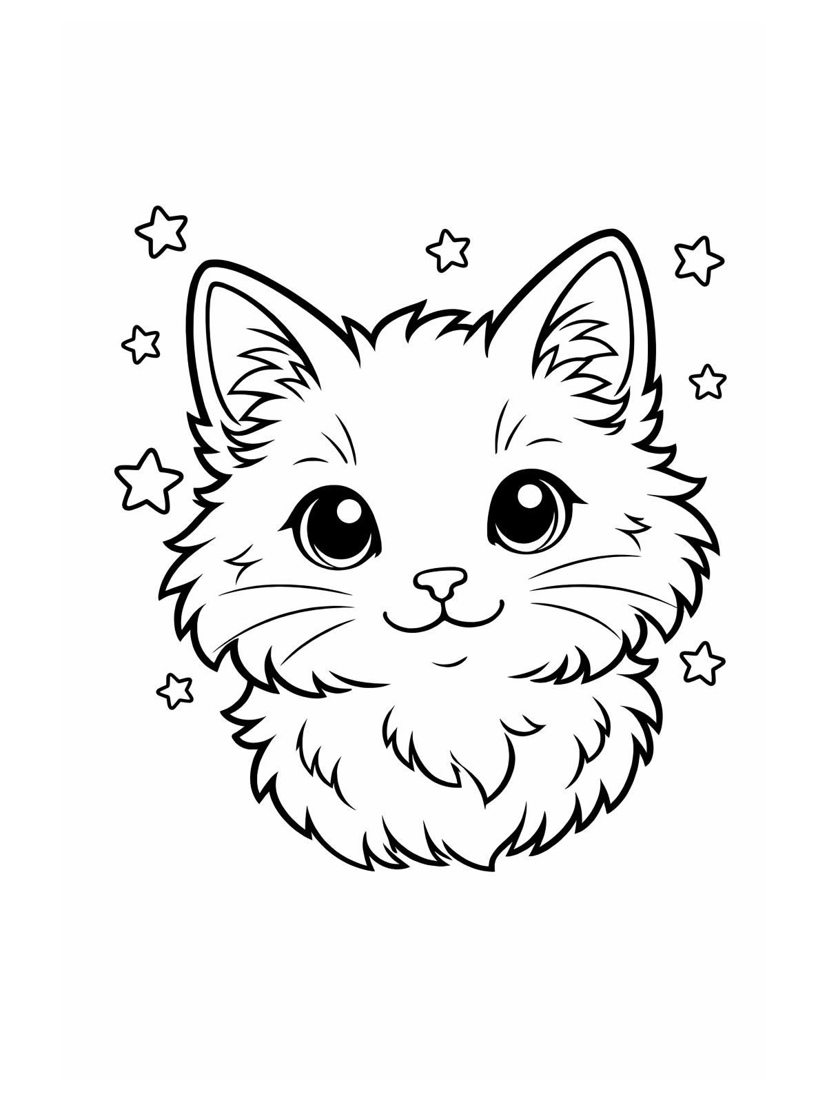Милая кошачья мордочка