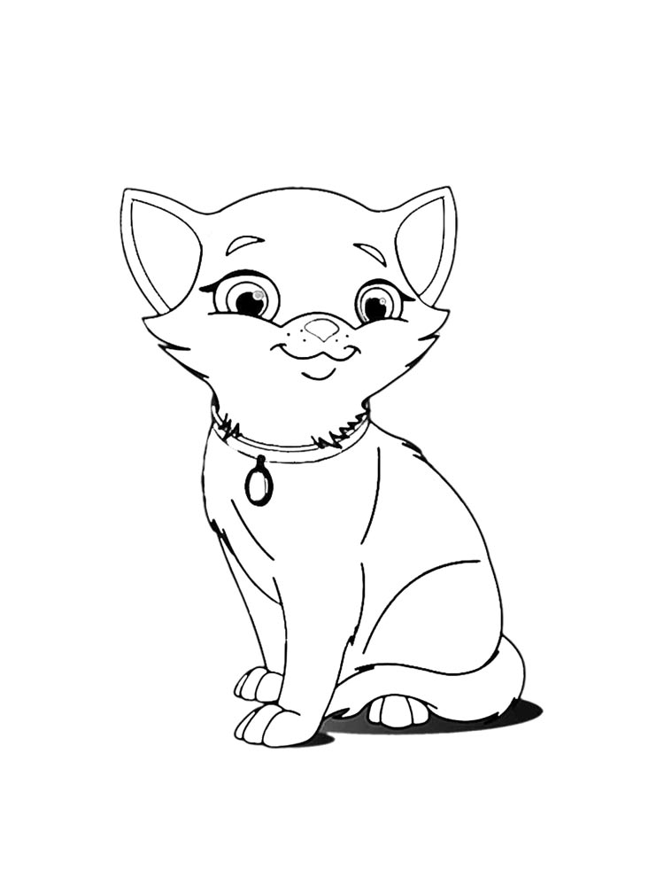 Милый котик из мультика