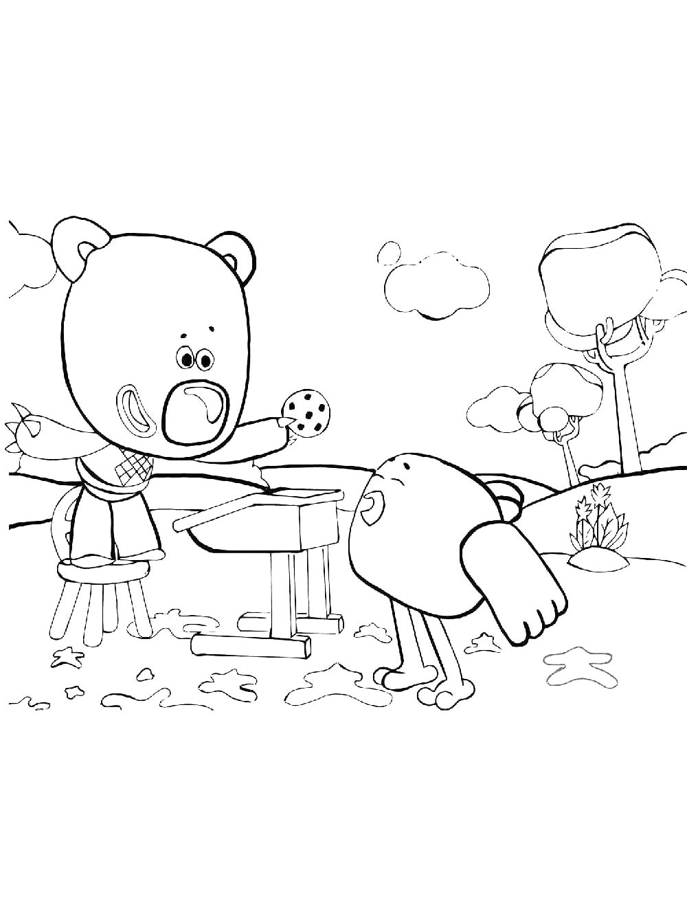 Мимимишки раскраска для детей 5