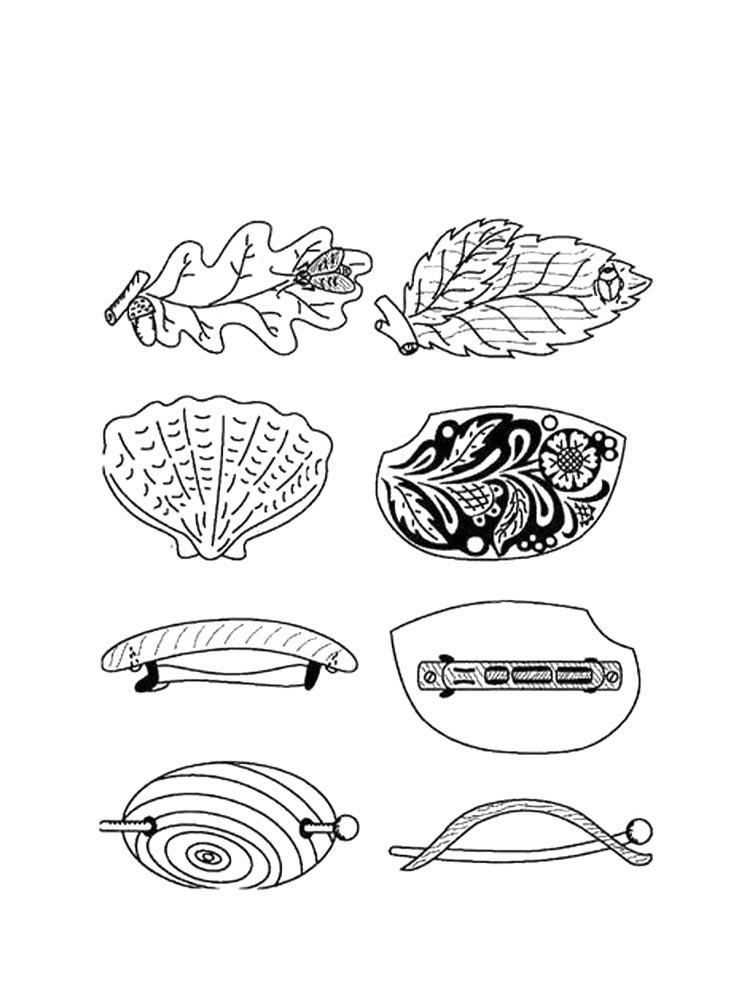 Много заколок