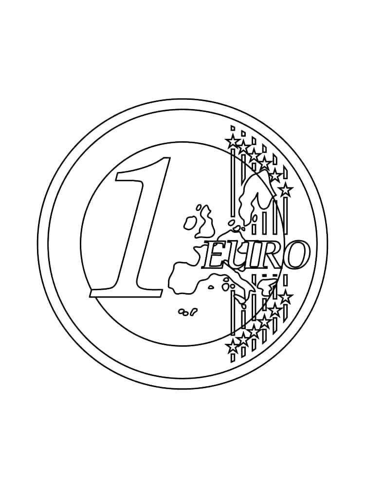 |Монета 1 евро
