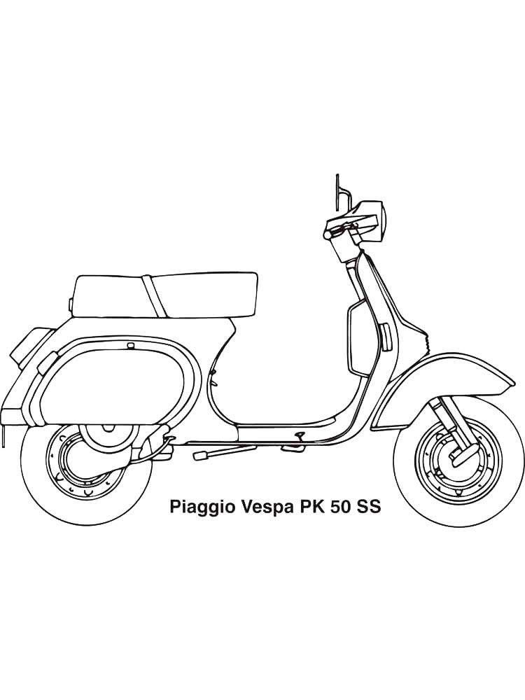Мопед Piaggio Vespa PK 50 SS