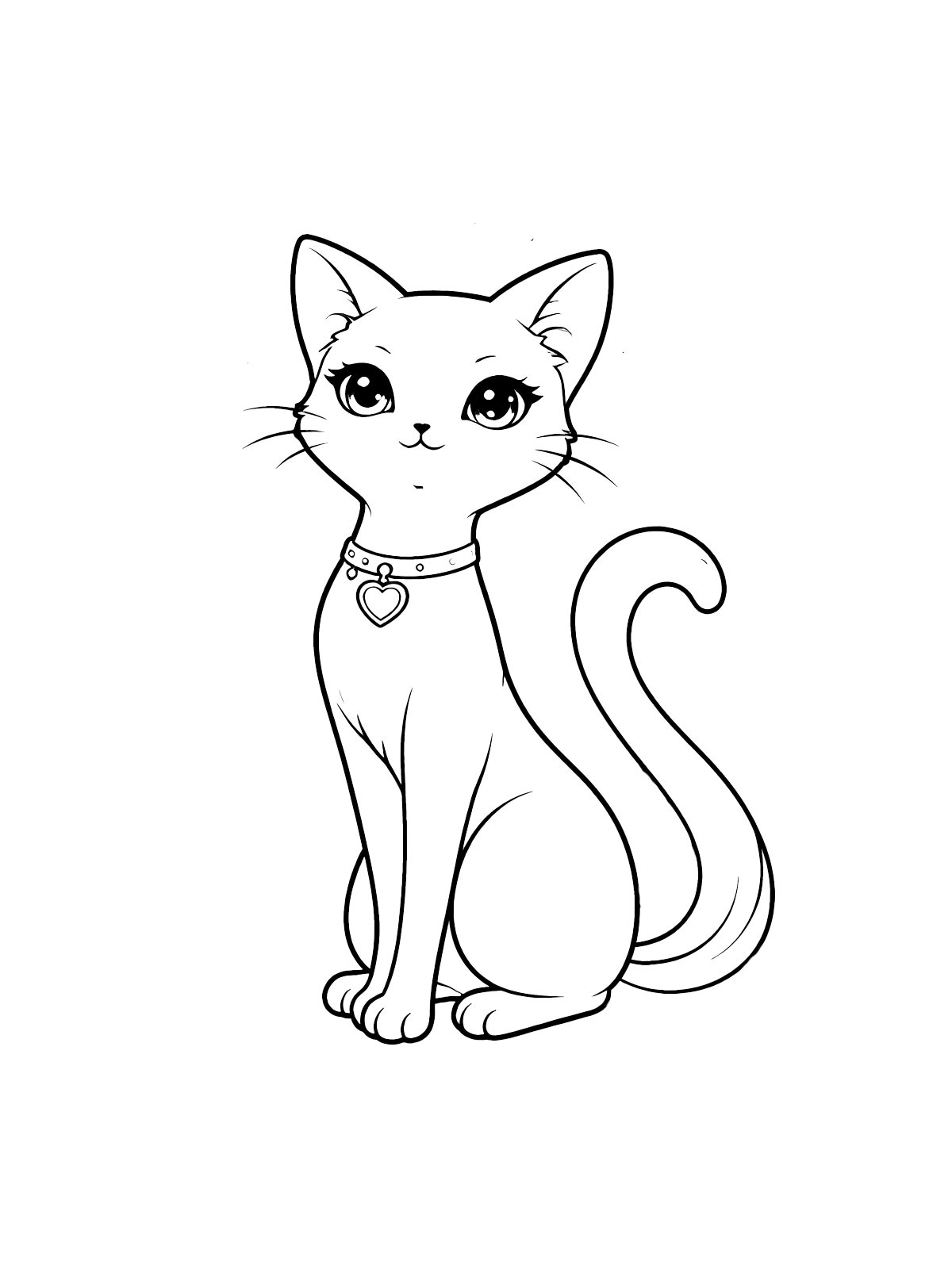 Мультяшная кошечка