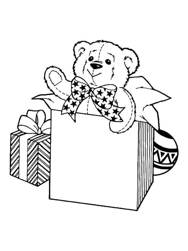 Новогодний подарок мишка