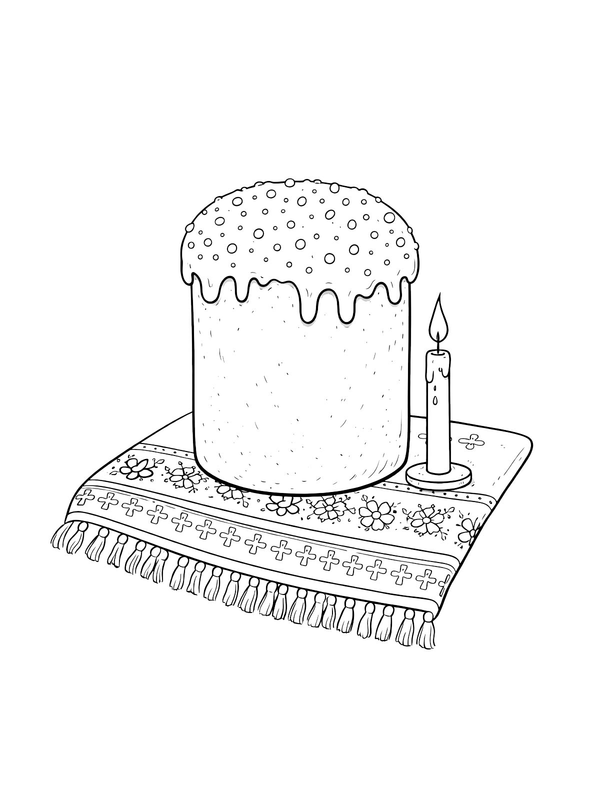 Пасха для раскрашивания