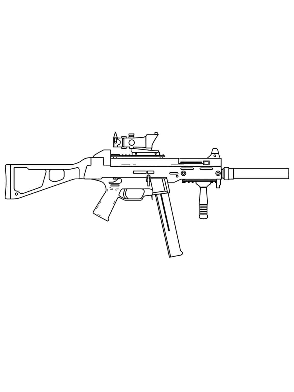 Пистолет-пулемет UMP45