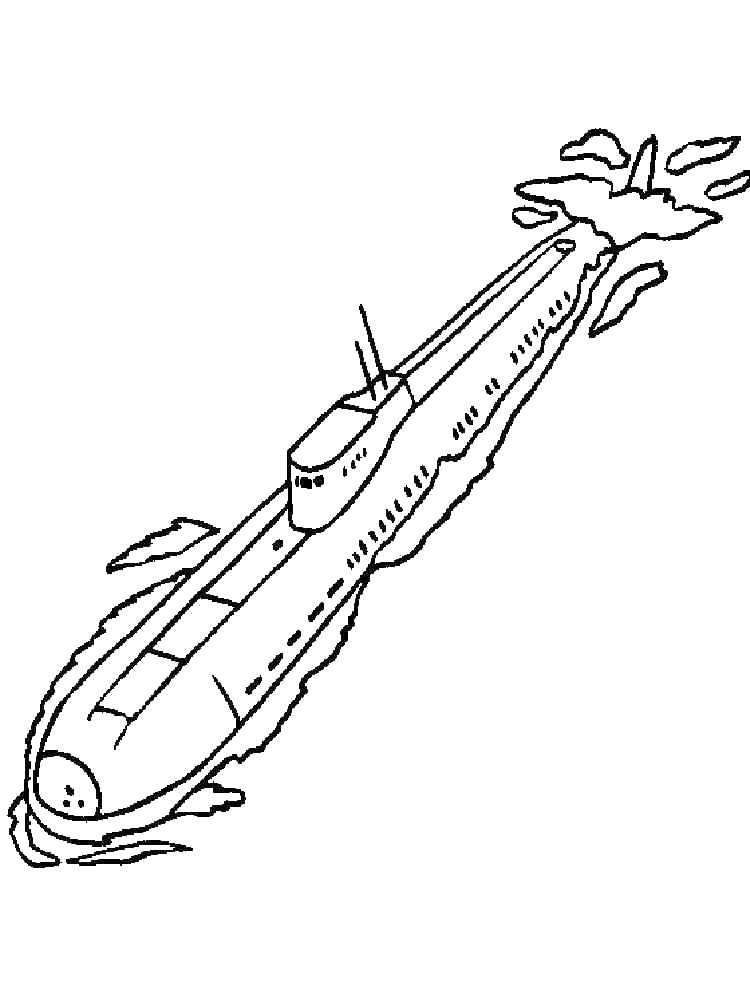 Подводная Лодка над водой 2