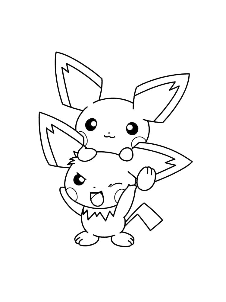Покемон для раскрашивания 3