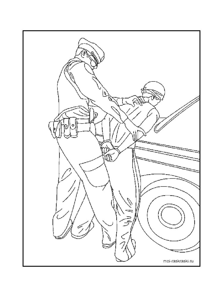 Полиция и преступник