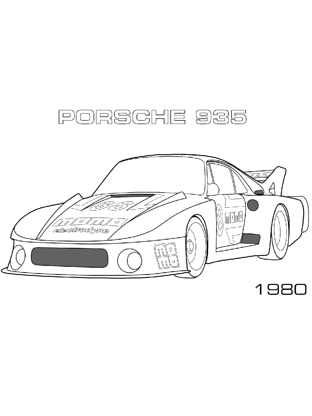 Porsche 935 1980 года