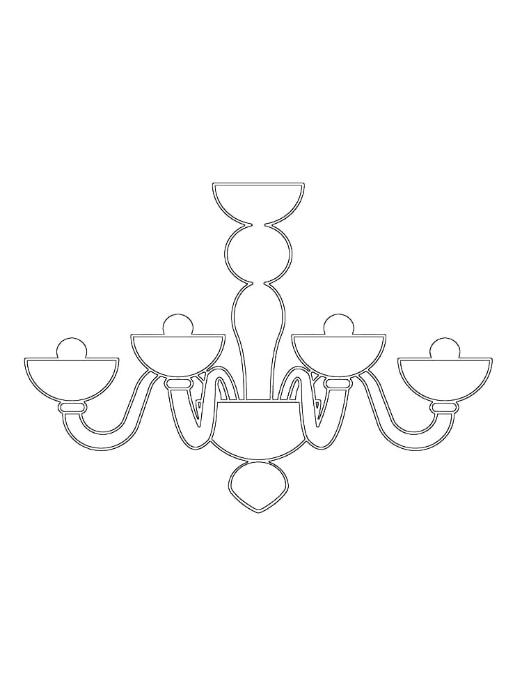 Простая люстра