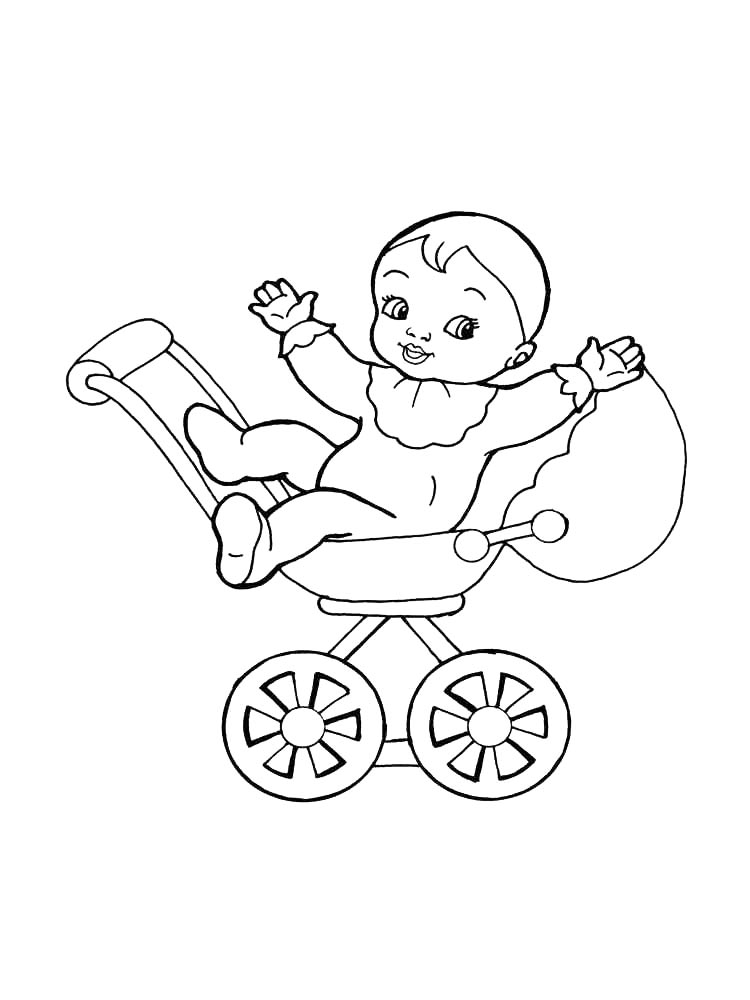 Пупсик в коляске 2