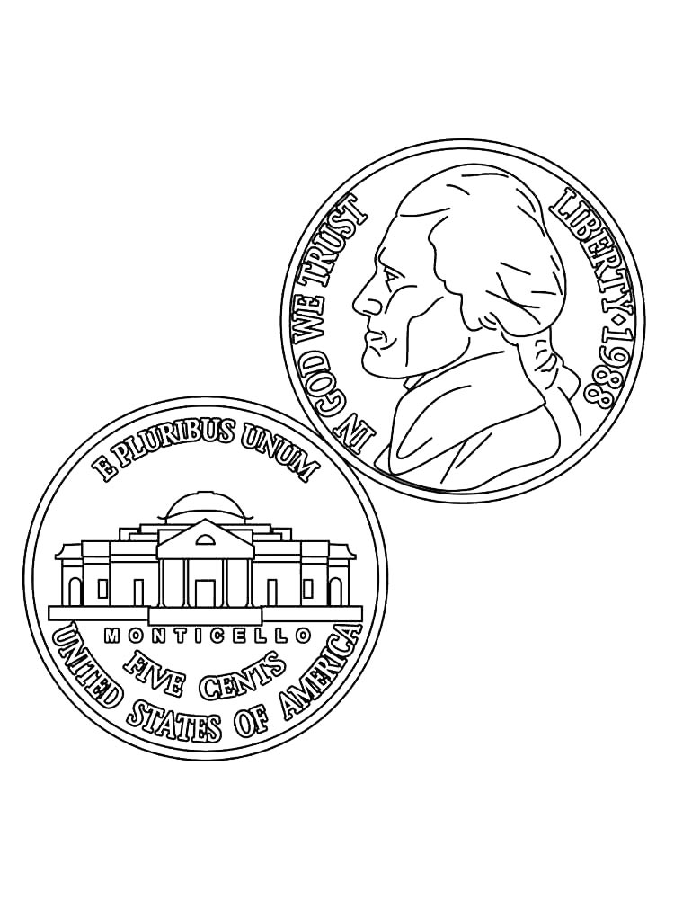 Пять американских центов