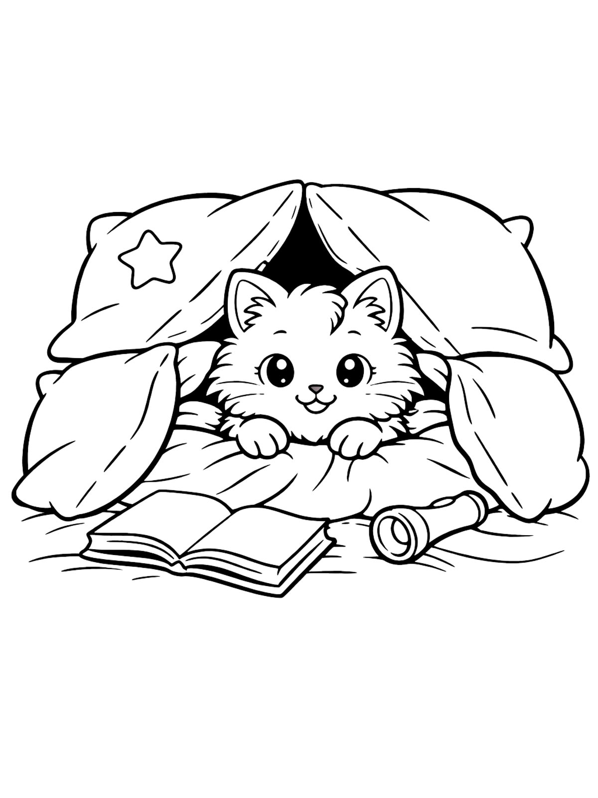 Радостный котик